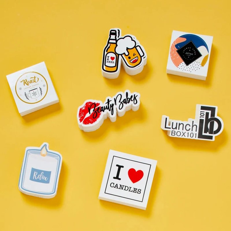 Custom holographic waterproof stickers printing logo label die cut anime cartoon cute stickers
