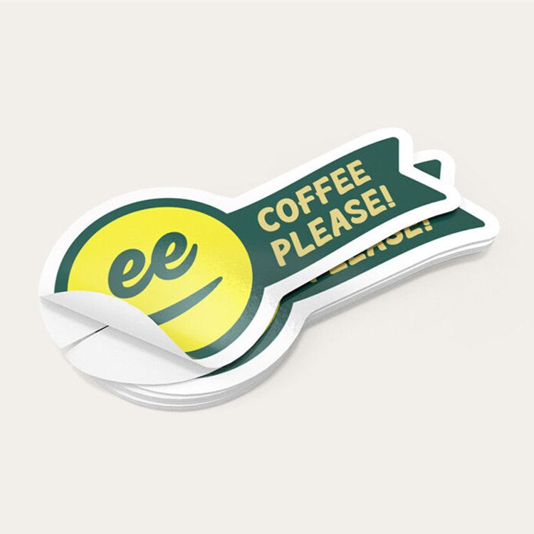 Free Design Custom die cut stickers label cartoon vinyl stickers self adhesive vinyl stickers