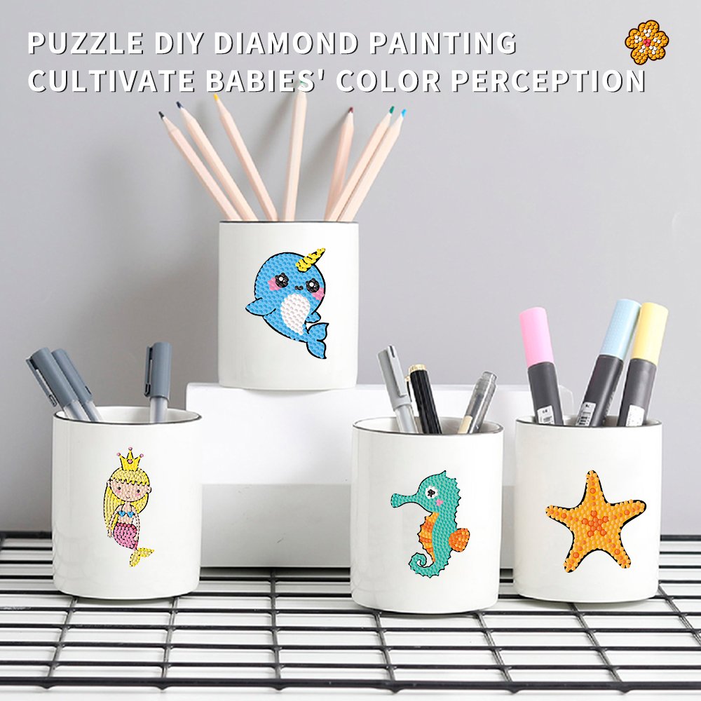 A dropshipping 5d Diy toy set for children with mosaic stickers, craft stickers, and diamond number sets for stickers