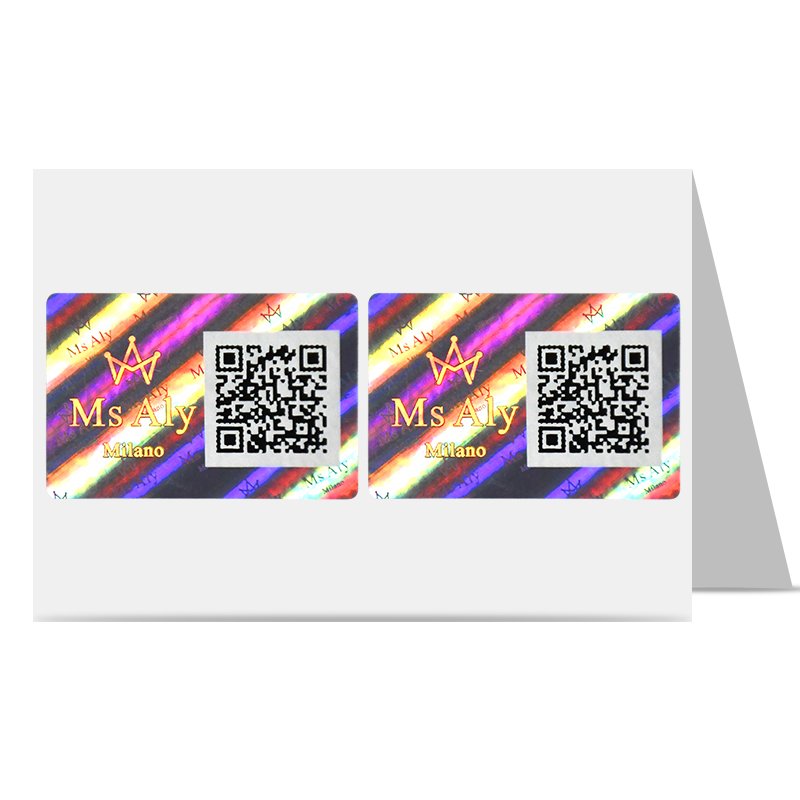 Ex-Factory Price Security Tags Soft Labels Mock Barcodes Alarm Dr Tag Security Hologram Stickers With Serial Numbers Qr Code