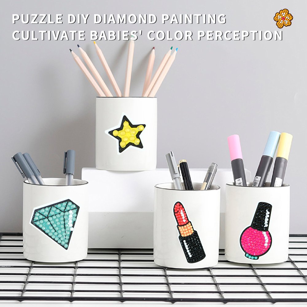 3D handmade creative cartoon animal puzzle children's diamond painting with customizable patterns