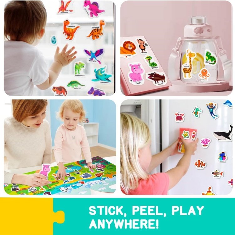 Custom Toddler And Kids Sticker Activity Book With Different Themes Waterproof Reusable DIY Sticker Books