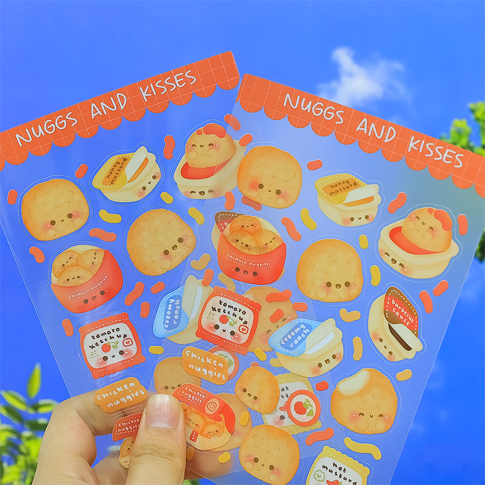 Customized cartoon stickers Customized Sheets Are Unclean Kiss Cut stickers Self -stick Waterproof High Quality Printing