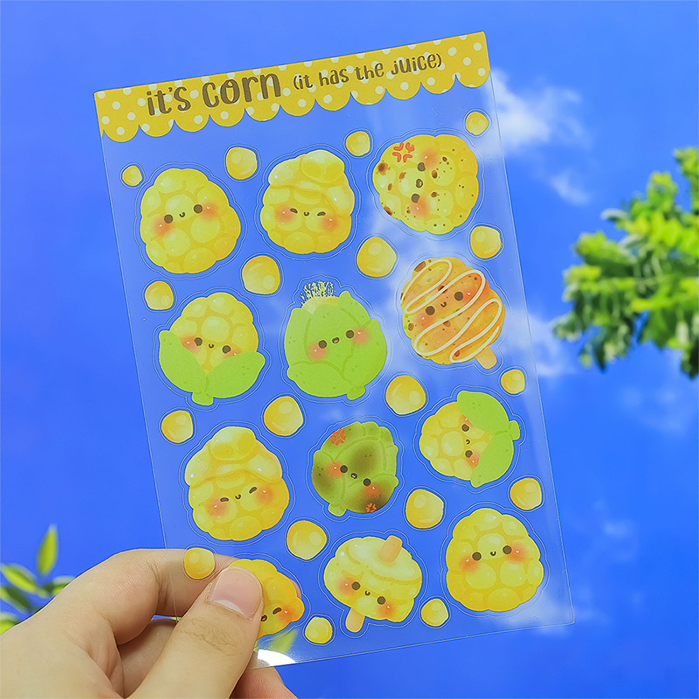 Customized cartoon stickers Customized Sheets Are Unclean Kiss Cut stickers Self -stick Waterproof High Quality Printing