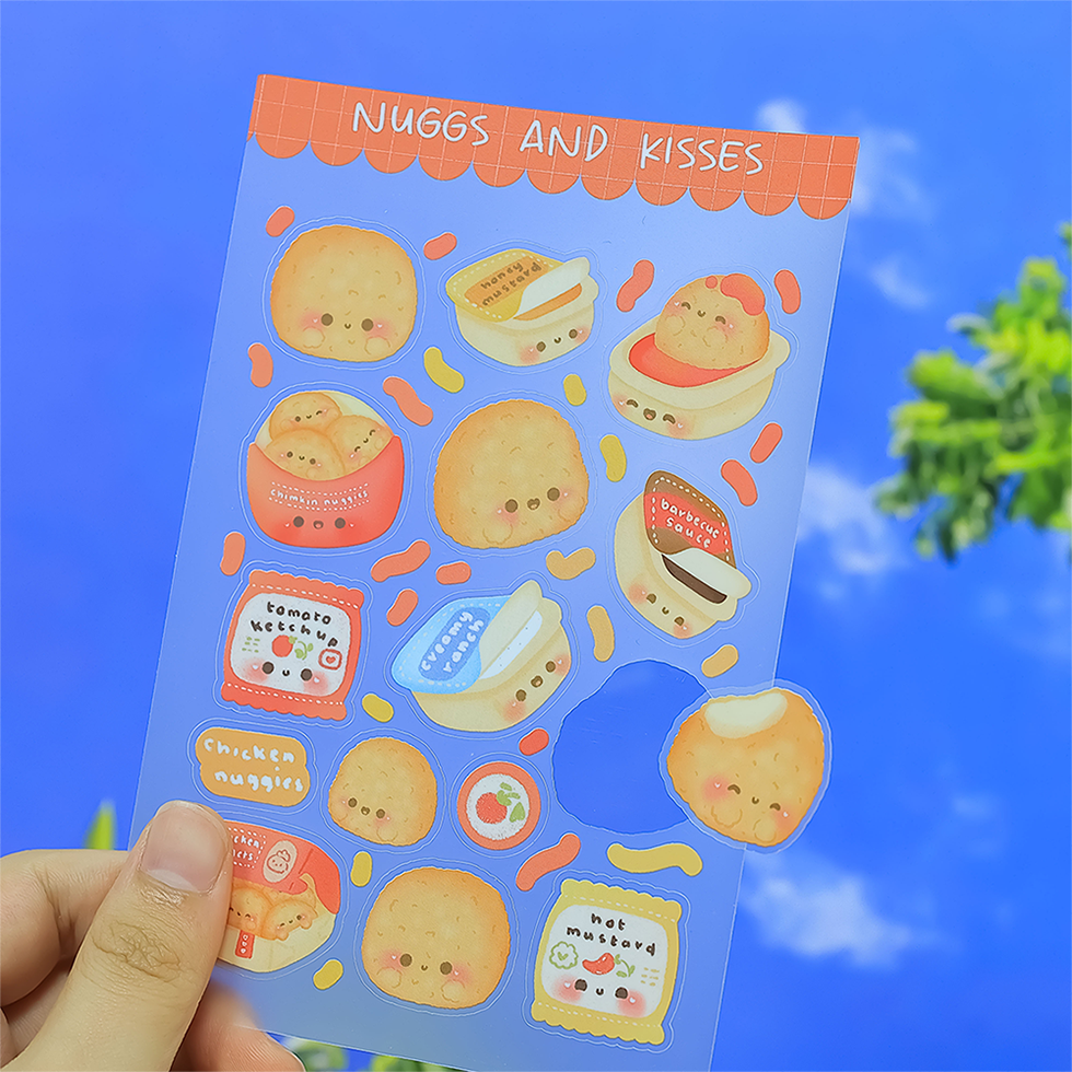 Customized cartoon stickers Customized Sheets Are Unclean Kiss Cut stickers Self -stick Waterproof High Quality Printing
