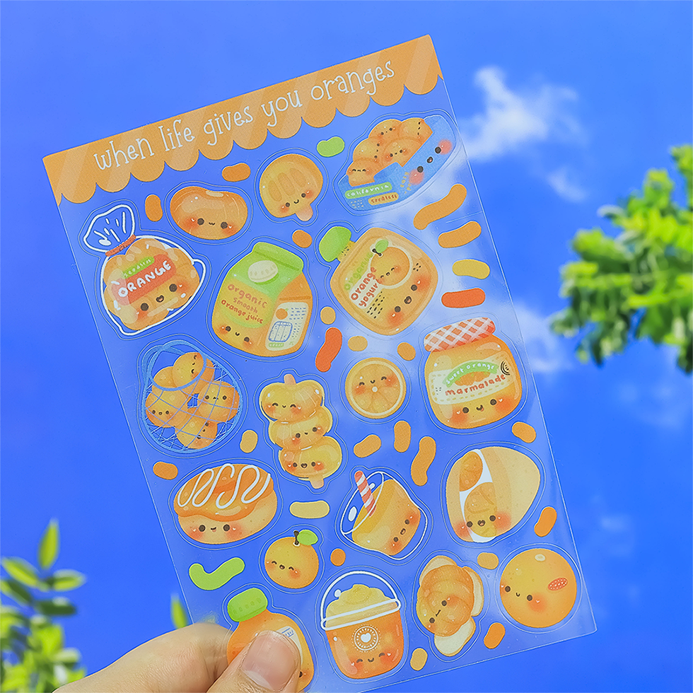 Customized cartoon stickers Customized Sheets Are Unclean Kiss Cut stickers Self -stick Waterproof High Quality Printing