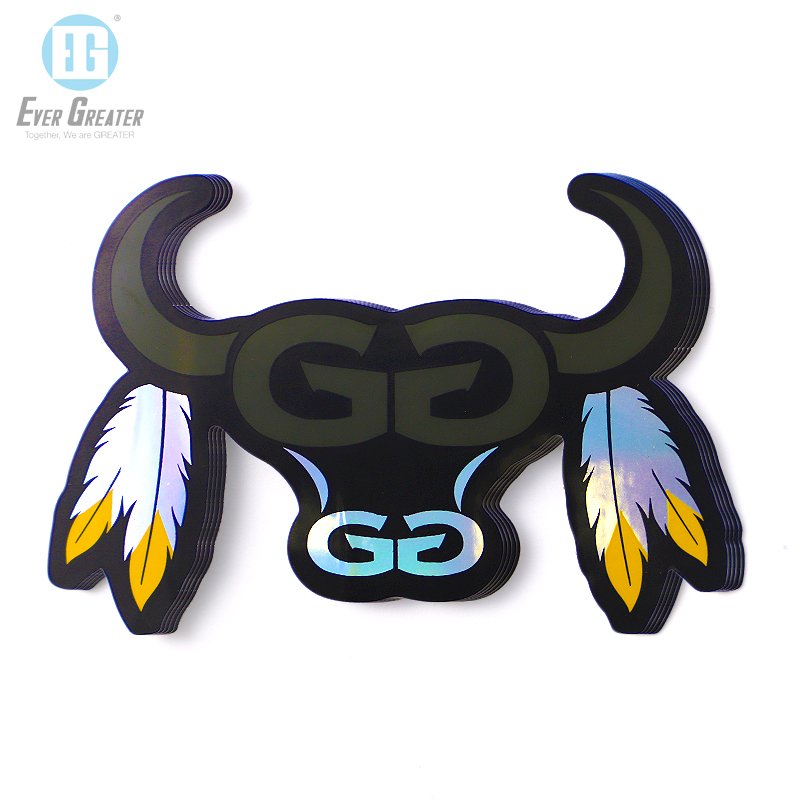 Durable UVproof Waterproof Custom Die Cut Logo Self-Adhesive Vinyl Stickers