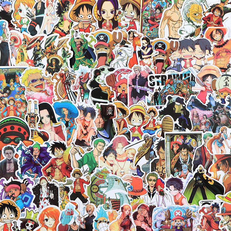 Wholesale 120 Pieces/Set Anime Cartoon Handbook Stickers Waterproof Fridge Luggage Laptop Cartoon Stickers