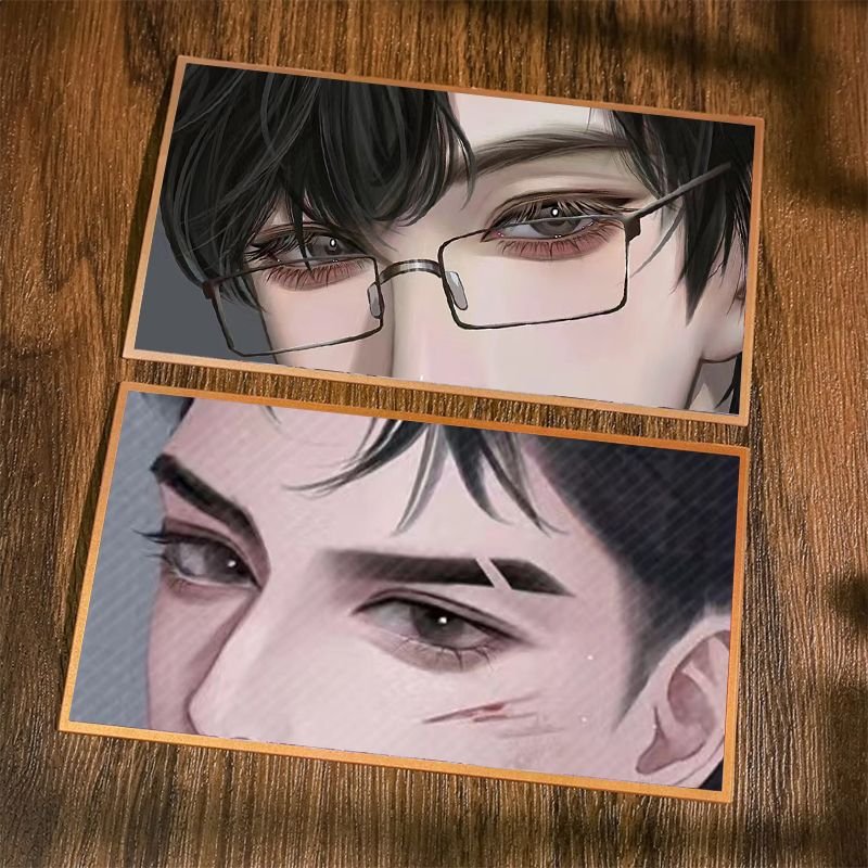 3D raster card custom eye dynamic change cartoon 3D stereo change card
