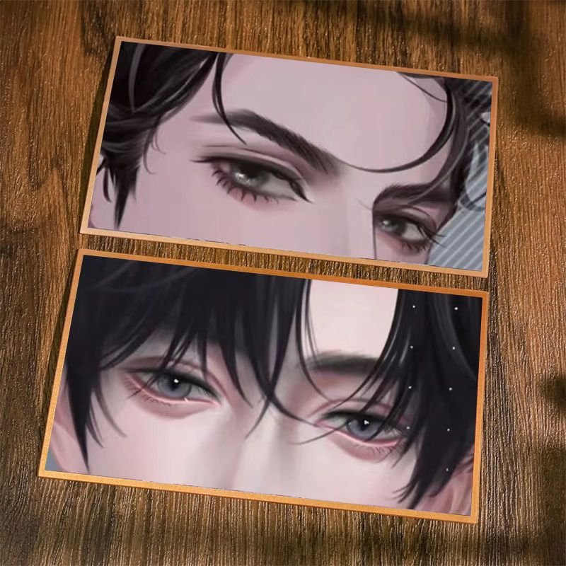 3D raster card custom eye dynamic change cartoon 3D stereo change card