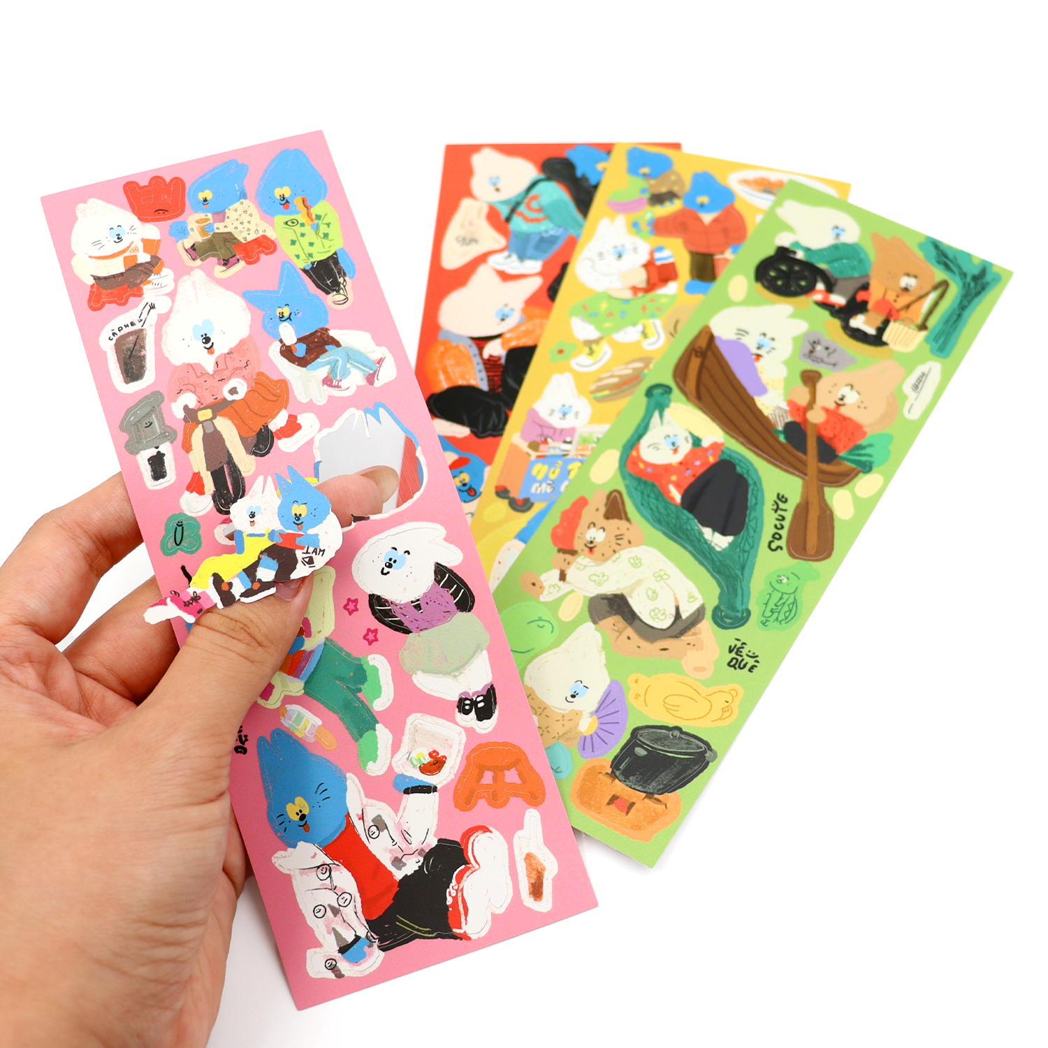 Custom Adhesive Foil Planner Sticker Sheet, A4 A5 Gold Foil Kiss Cut Sticker Sheet Printing