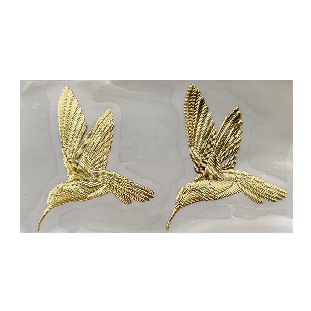 Custom Metal UV Transfer Sticker Transparent Logo Metal Stickers Transfer Bronzing Hot Silver Transfer Stickers Label