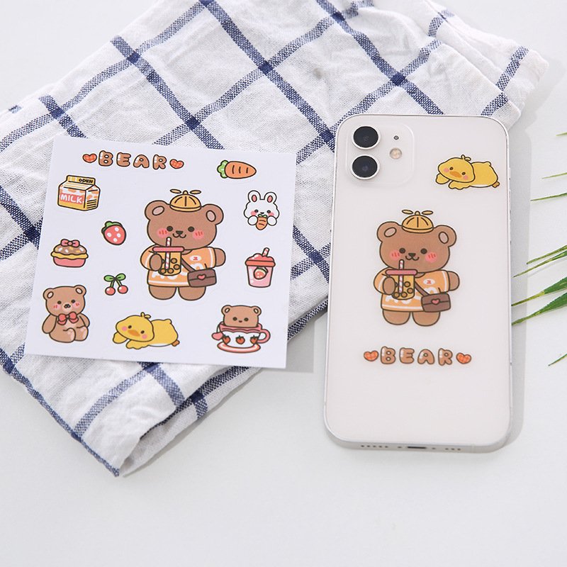 Company Design Logo Self Adhesive Waterproof Label Cartoon Vinyl sticker Custom Printing Die Cut Water Proof Stickers