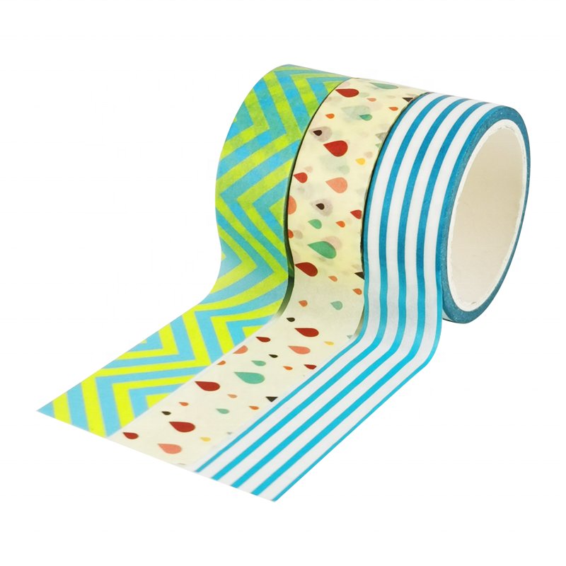 New Fashion Cartoon Decoration Masking Tape Self Adhesive Printing Kawaii Stamp Washi Tape Stickers