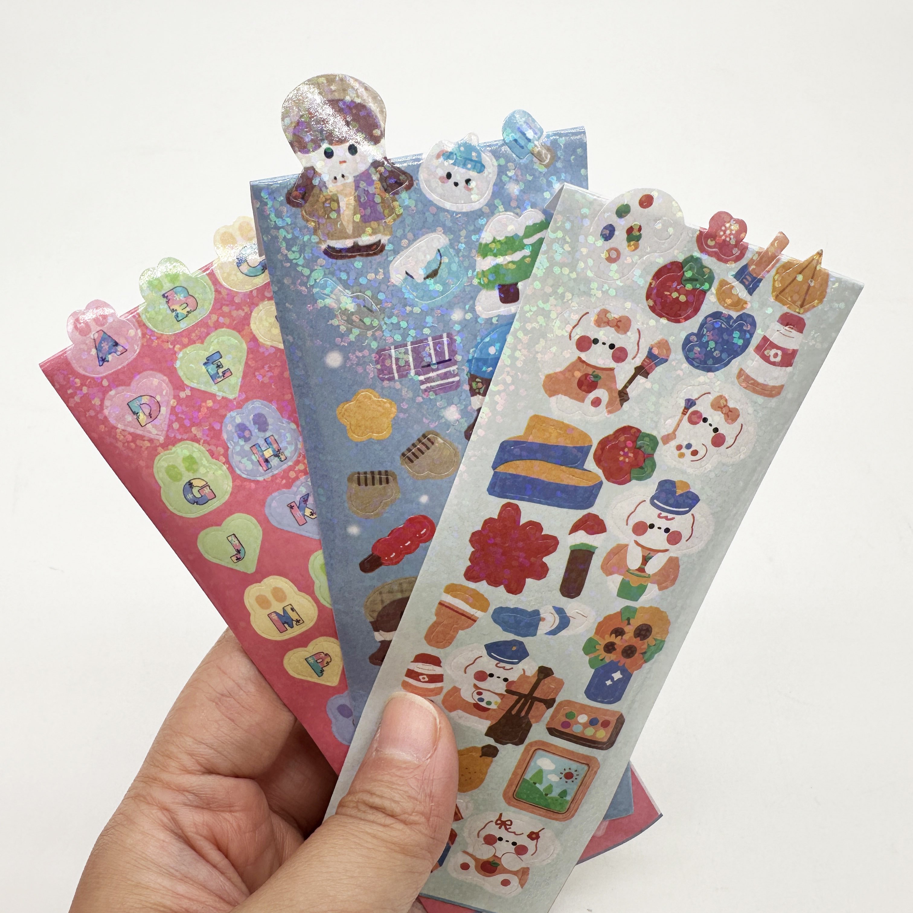 Eco friendly Promotional Self Adhesive Cartoon Stickers Waterproof Custom Printing Kiss Cut Vinyl Sticker Sheets for Kids