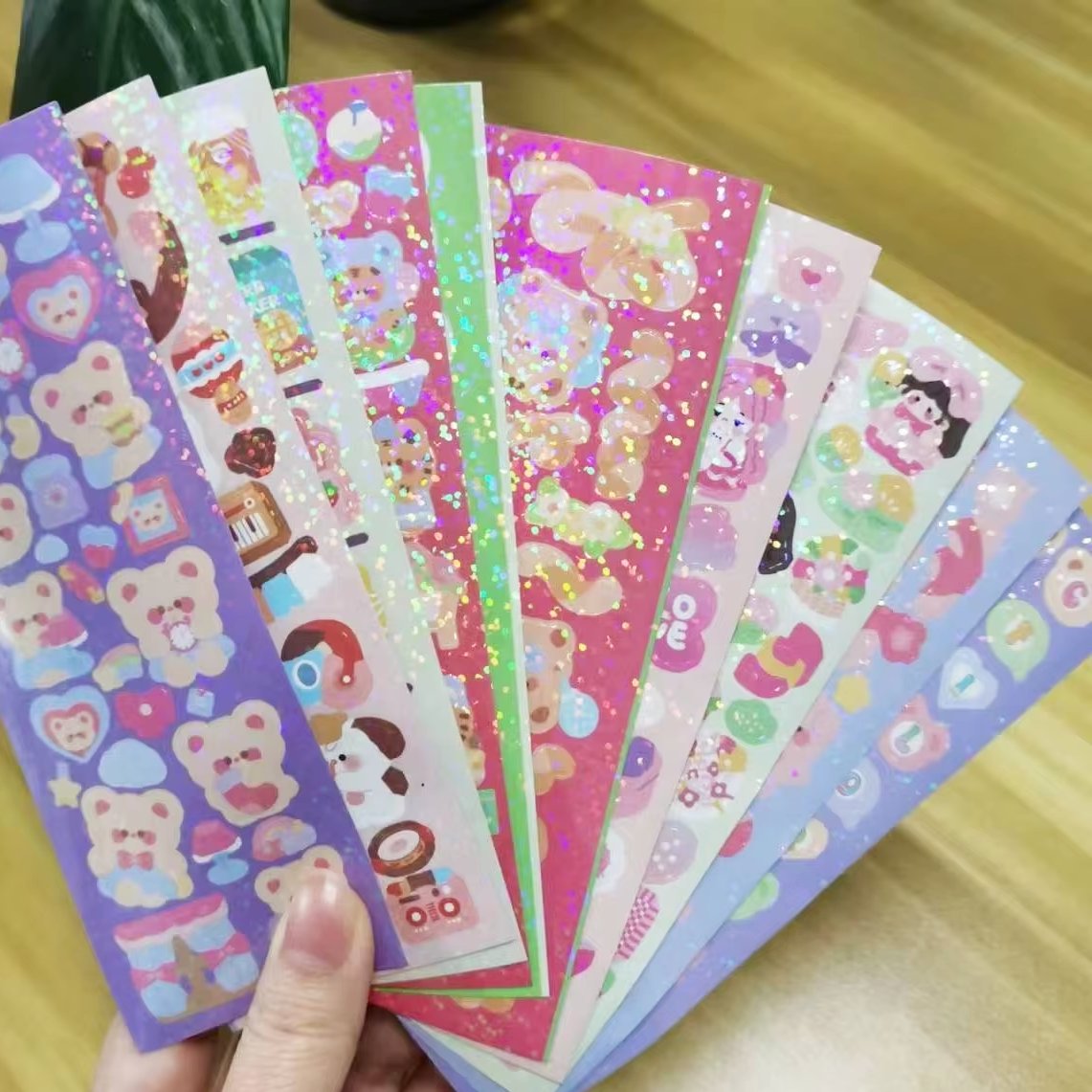Eco friendly Promotional Self Adhesive Cartoon Stickers Waterproof Custom Printing Kiss Cut Vinyl Sticker Sheets for Kids