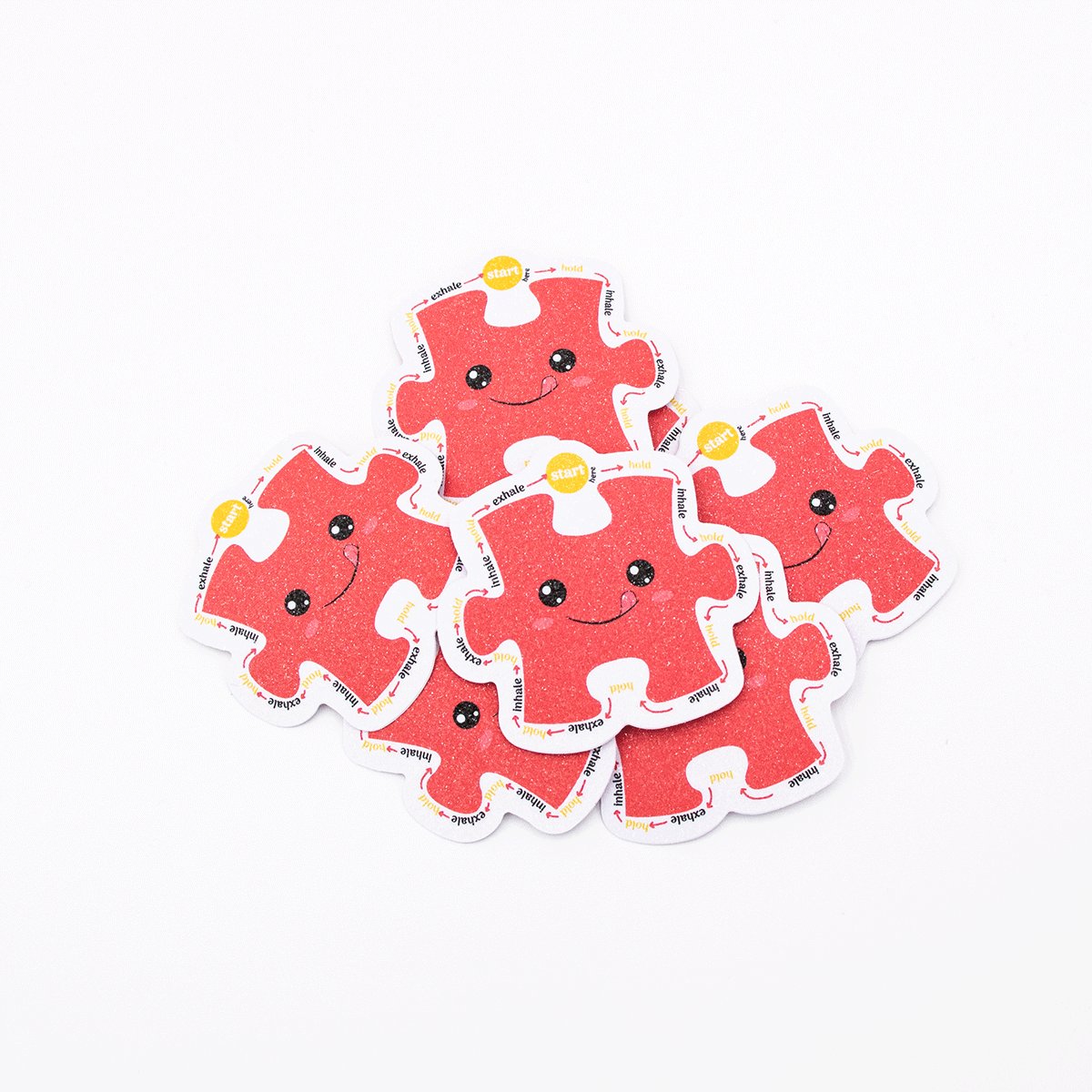 Die Cut Stickers Custom Logo Glitter Paper Cute Cartoon Character Sticker Printing