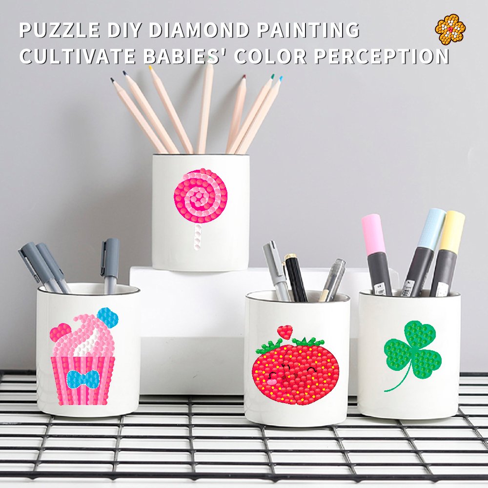 Children's Diamond Drawing Cute Cartoon Animal Puzzle Stickers 5d Diamond Drawing DIY Kit
