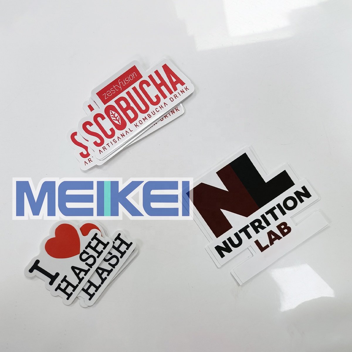 UV Printing factory Logo Label Stickers Custom Outdoor Waterproof Adhesive Vinyl Pvc Cartoon Die Cut Sticker Custom Stickers