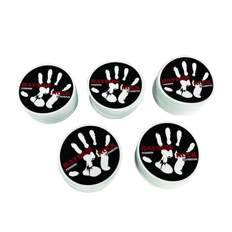 Glossy Finish Customized Logo Cartoon Design Bakery Round Seal Stickers Waterproof Circle 4 Inch Die Cut Label Sticker
