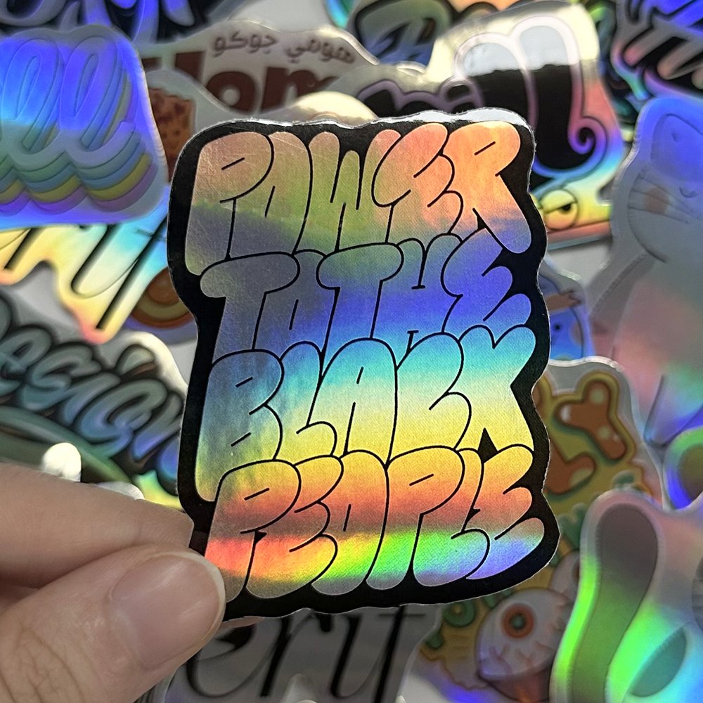 Cartoon UV Protection Waterproof Vinyl Sticker Paper Self Adhesive Kiss Cut Sticker Custom Die Cut Self Adhesive Logo Sticker