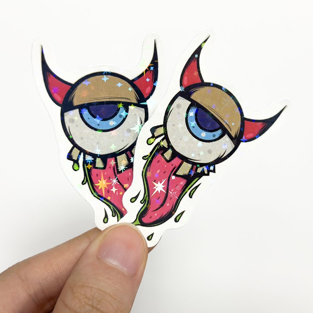 Cartoon UV Protection Waterproof Vinyl Sticker Paper Self Adhesive Kiss Cut Sticker Custom Die Cut Self Adhesive Logo Sticker