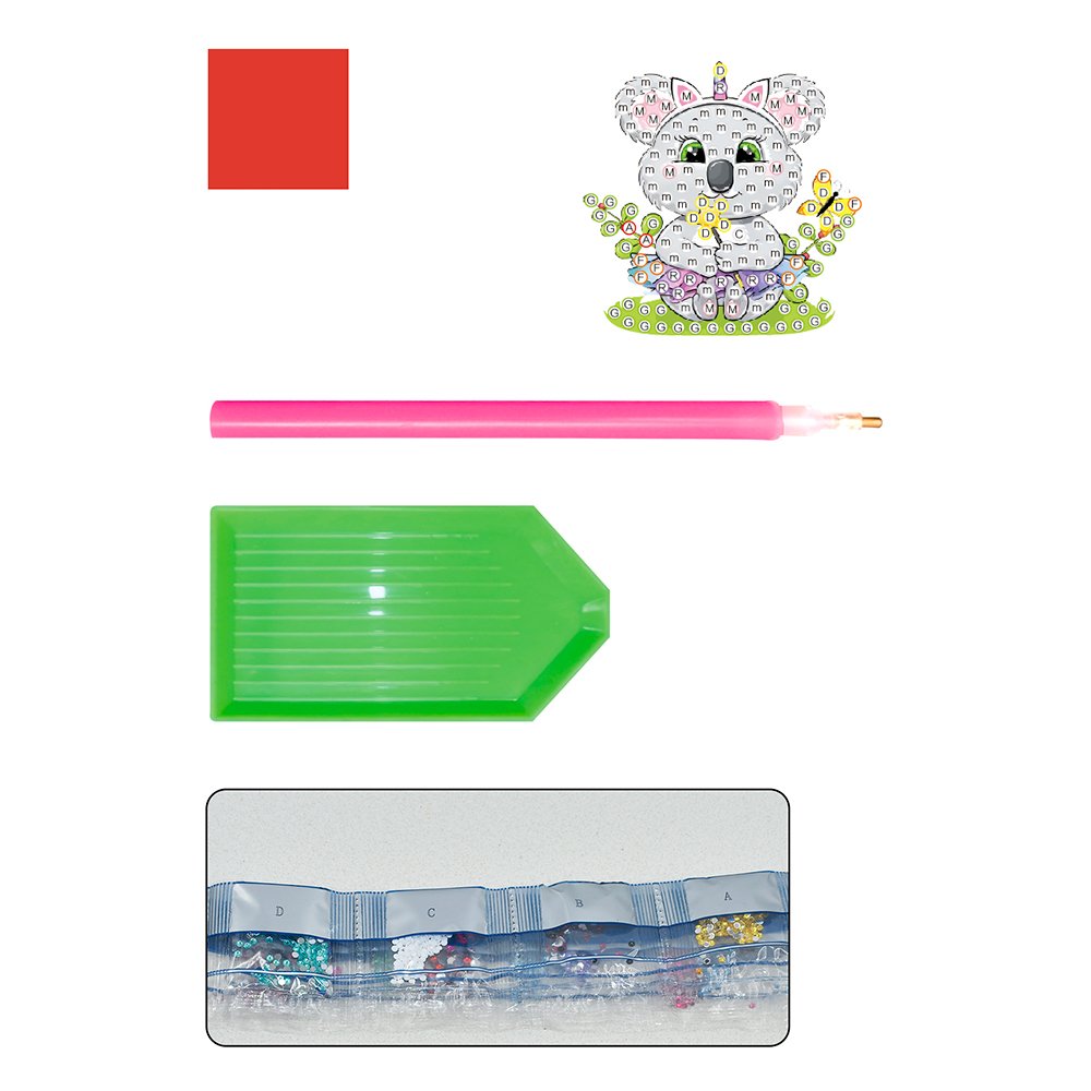 5D Diamond Art Sticker Kids Drawing Kit Digital Cute Animal Creative Diamond Art for girls ages 8-12 Crafts, adult beginners DIY