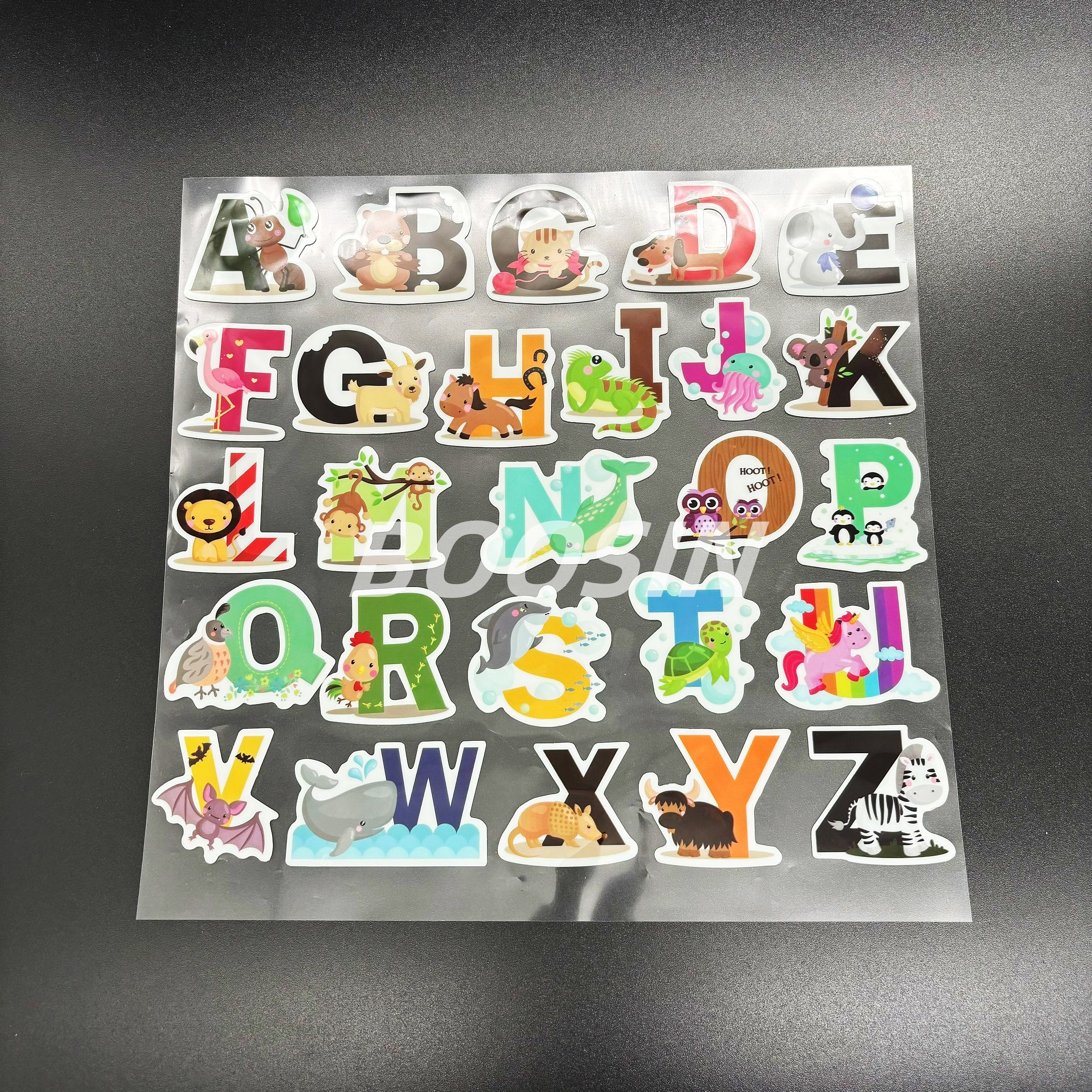Waterproof and Leave No Trace Silicone Stickers for DIY Decoration in Children's Scenes