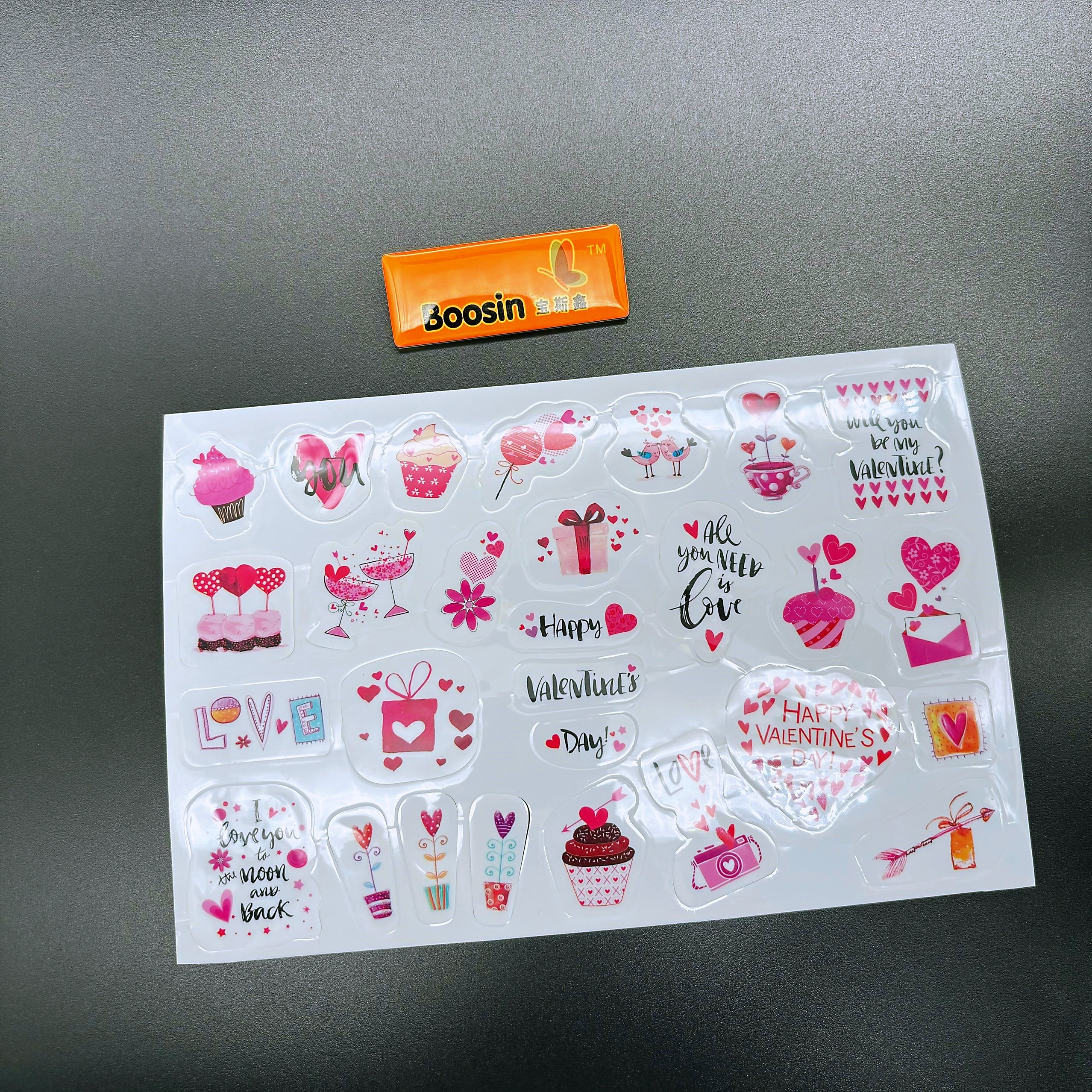 Waterproof and Leave No Trace Silicone Stickers for DIY Decoration in Children's Scenes