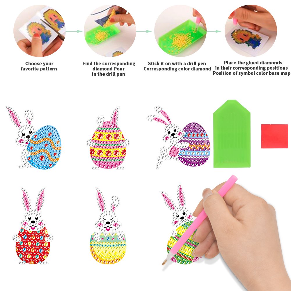 DIY Children's Diamond Drawing Animal Leisure Hand drawn Diamond Drawing Diamond Stickers