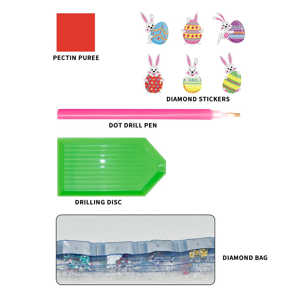 DIY Children's Diamond Drawing Animal Leisure Hand drawn Diamond Drawing Diamond Stickers