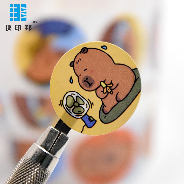 Custom Round Roll Animal Stickers Children Cartoon Stickers Reward Stickers For Teachers