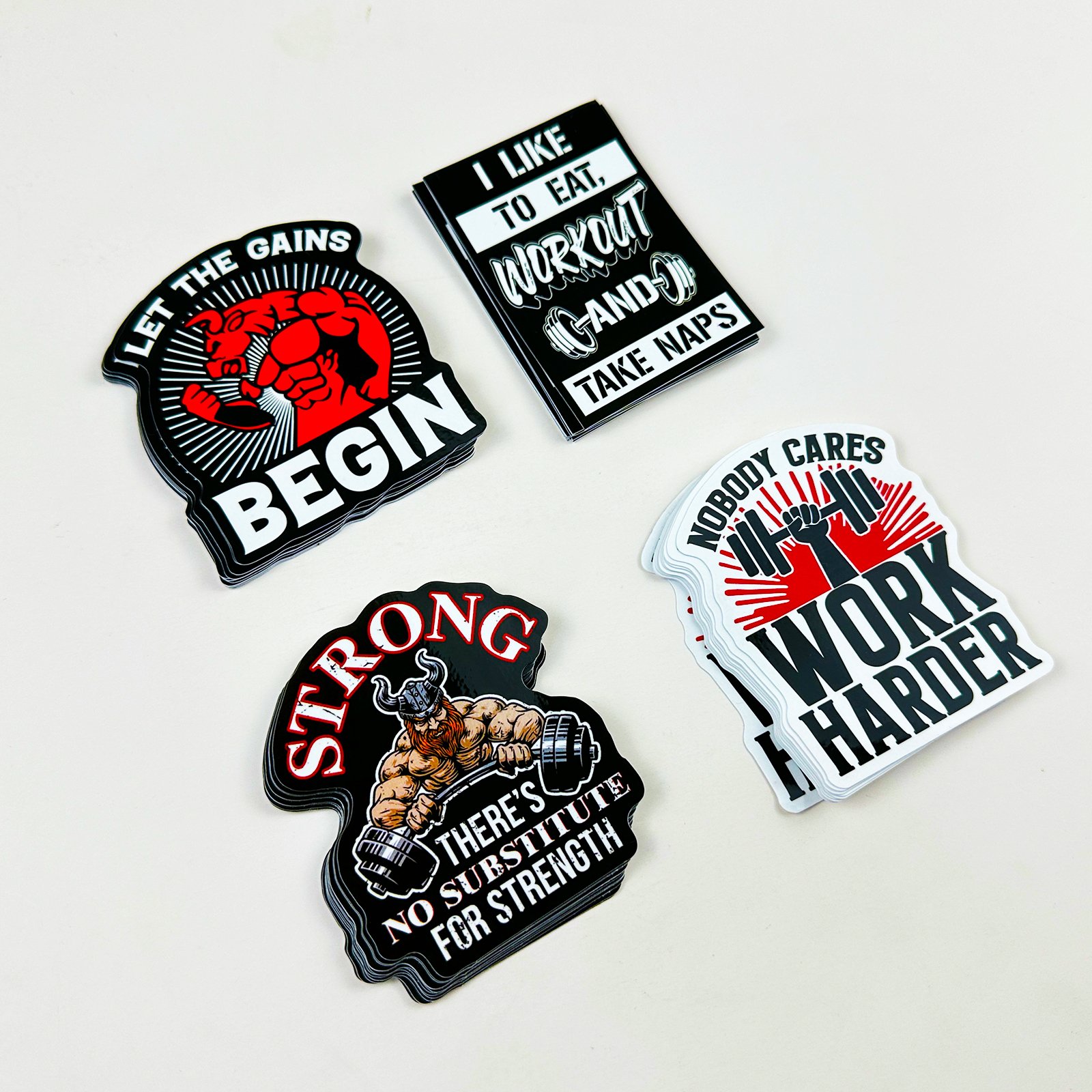 Custom Personalized Logo Design Printed Adhesive Sticker Vinyl PVC Letter Die Cut Stickers For Promotion
