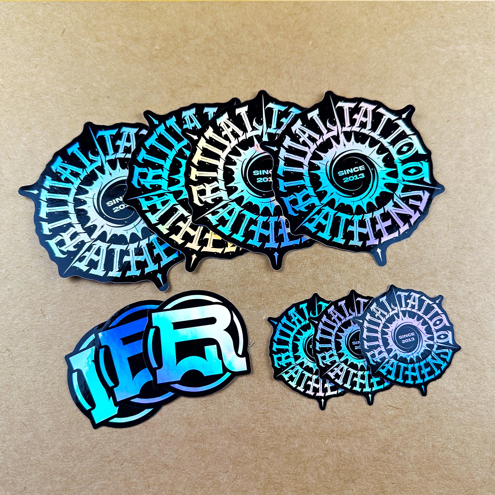 Custom Personalized Logo Design Printed Adhesive Sticker Vinyl PVC Letter Die Cut Stickers For Promotion
