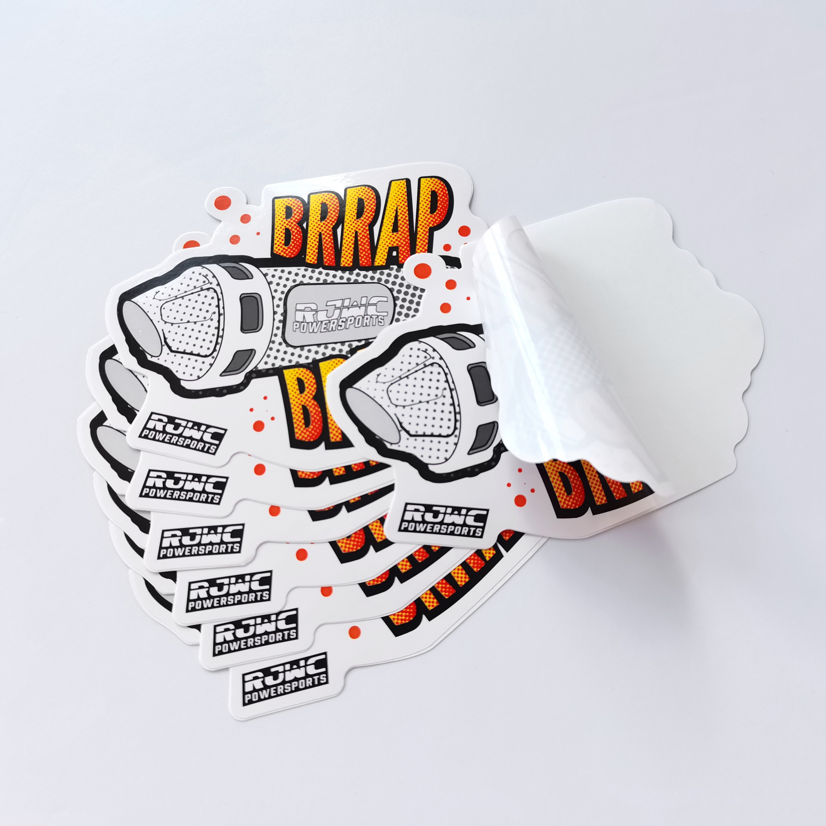 High quality waterproof froster stickers Custom diecut sticker adhesive pvc label company logo design vinyl decals