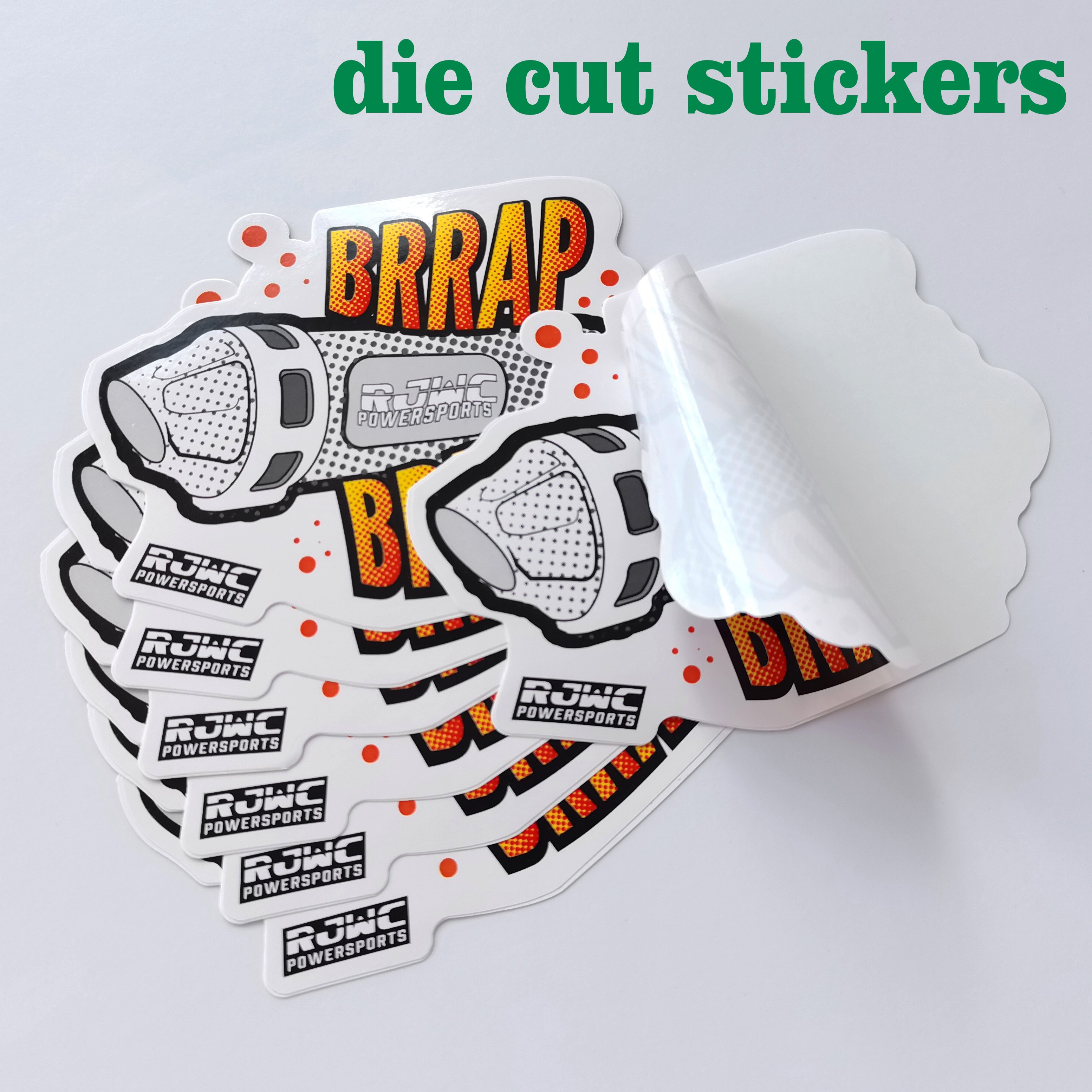 High quality waterproof froster stickers Custom diecut sticker adhesive pvc label company logo design vinyl decals