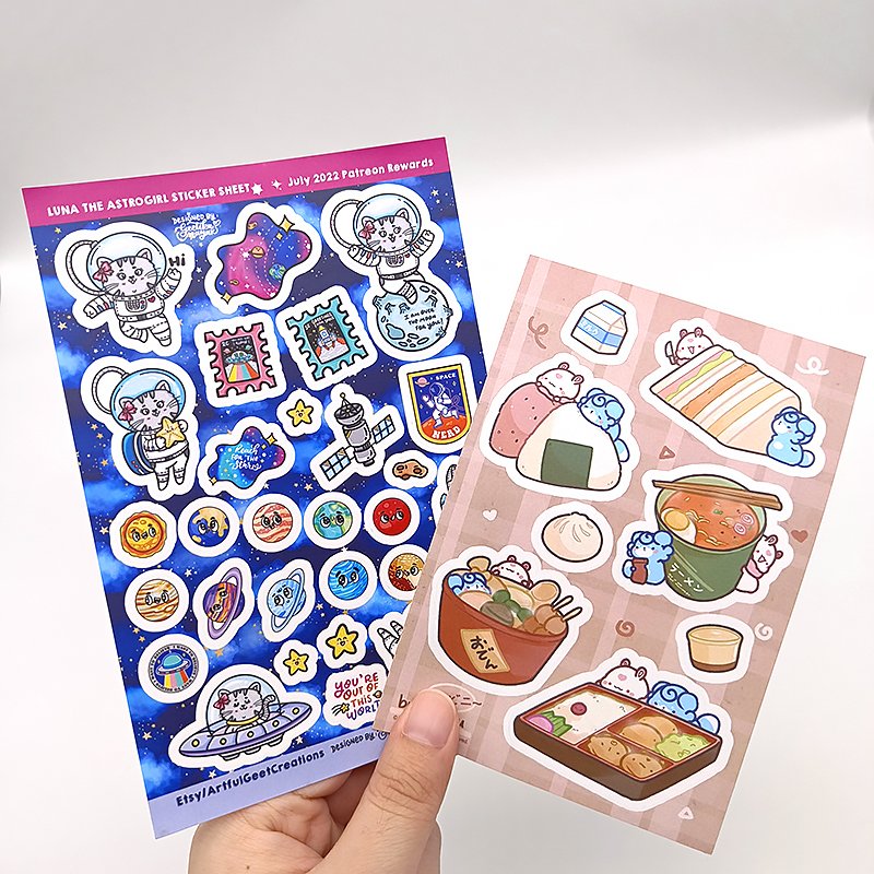 Hot selling custom print japanese kawaii deco journal kiss cut sticker sheet