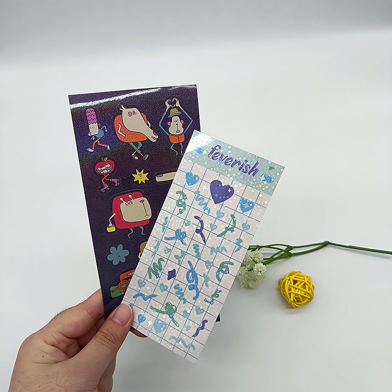 Hot selling custom print japanese kawaii deco journal kiss cut sticker sheet