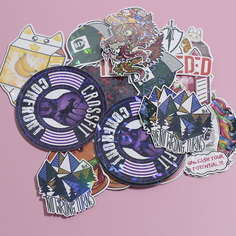 Custom Die Cut Vinyl Stickers Printing,Adhesive Waterproof Pvc Label Company Logo Design Cartoon Stickers