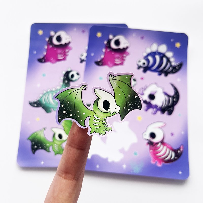 UV Proof Kiss Cut Sticker Label A5 A4 Cartoon Custom Shape Sheet Happy Out Sheets Pvc Printing Stickers