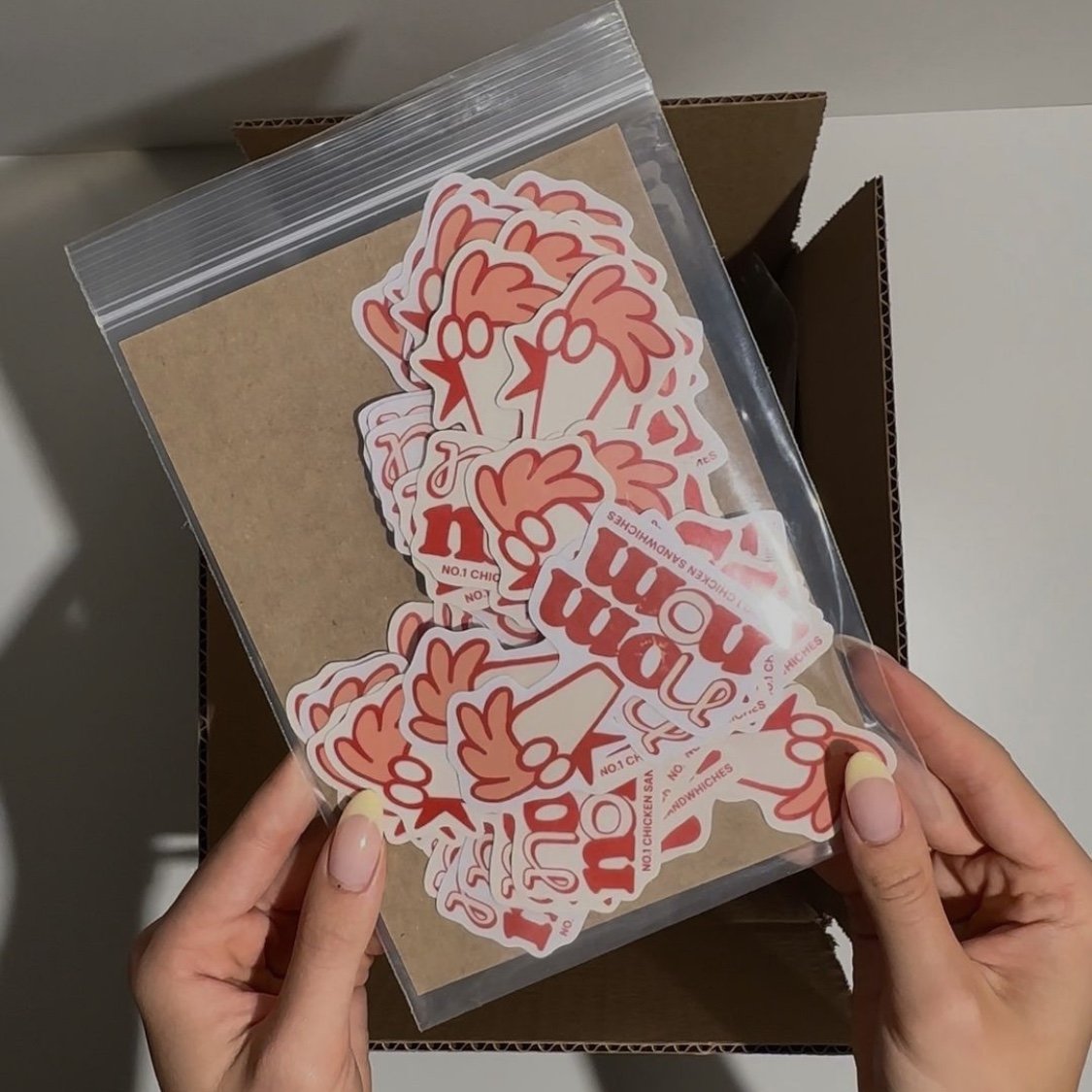 Custom Printed Logo Waterproof Vinyl UV Protection Cartoon Custom Die Cut Paper Sticker