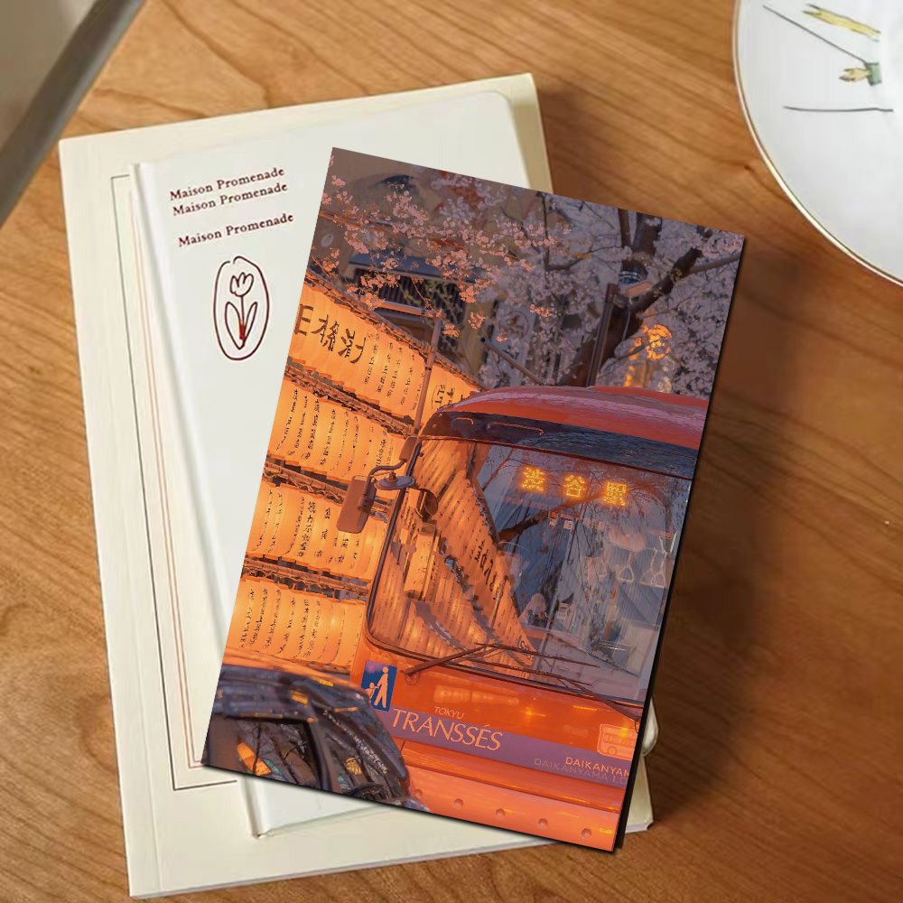 10pcs Vintage Style Japanese Izakaya Postcard Card Decoration Family Bedroom Living Room Student Desk Dormitory Wall Collage