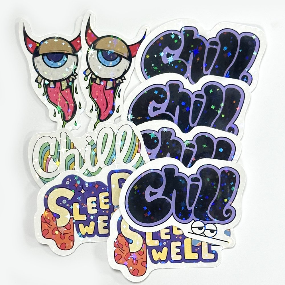 Personalized Self Adhesive PVC Vinyl Printing Cartoon Sticker Logo Waterproof Die Cut Custom Sticker