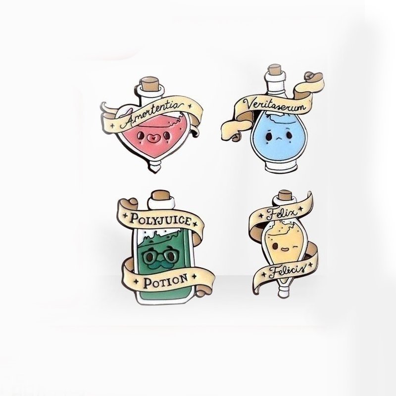 Professional Customization Metal Badge Cartoon Pin Anniversary Fridge Stickers