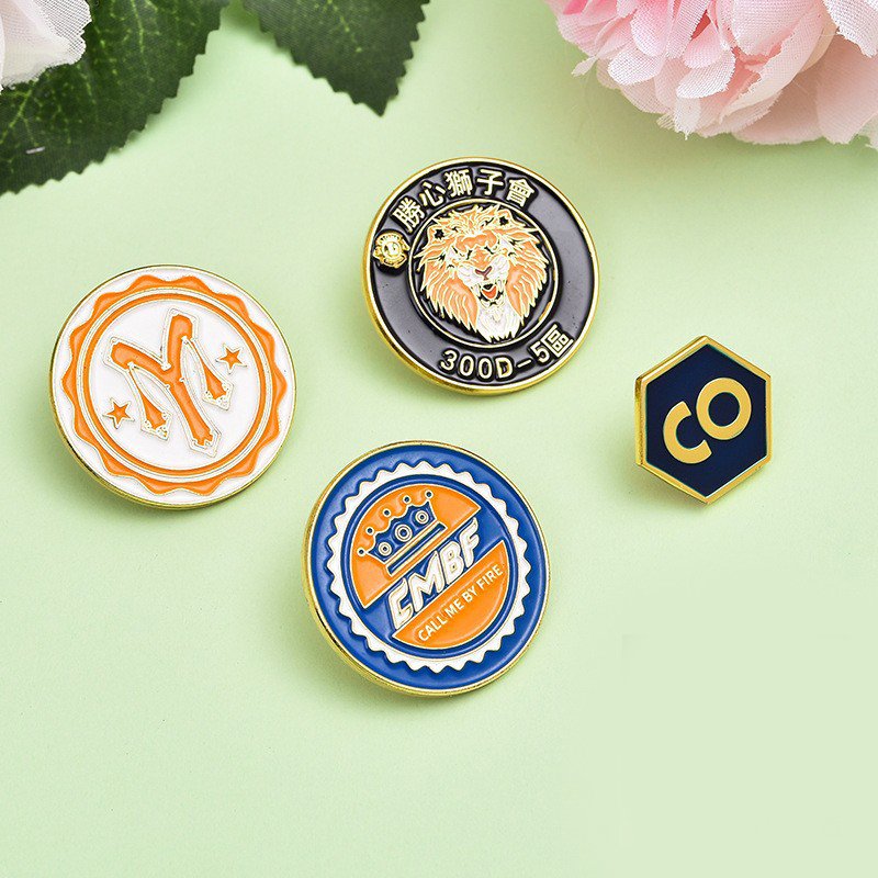 Professional Customization Metal Badge Cartoon Pin Anniversary Fridge Stickers