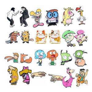 Professional Customization Metal Badge Cartoon Pin Anniversary Fridge Stickers