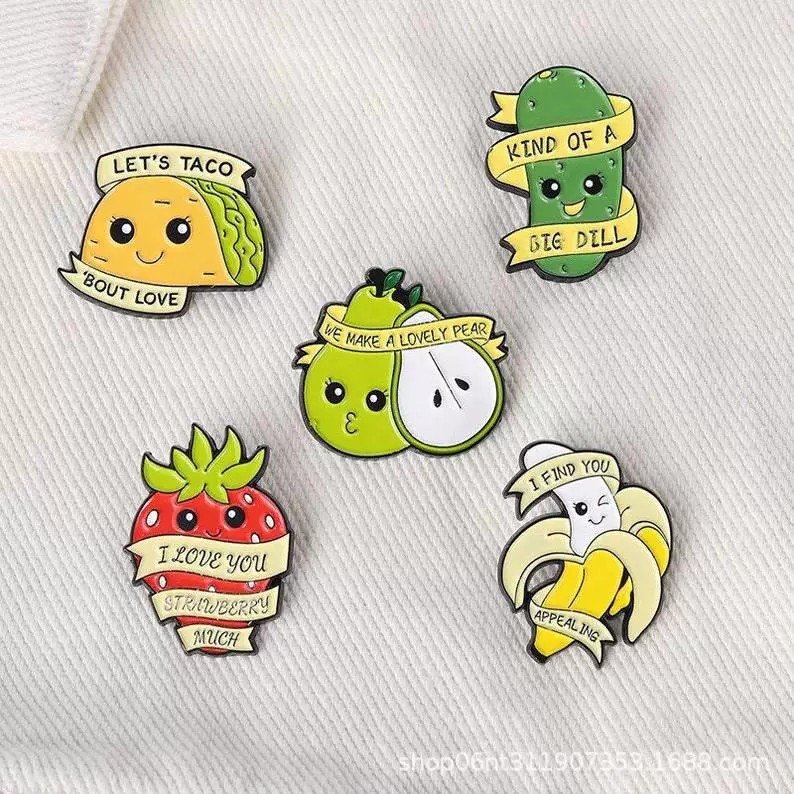 Professional Customization Metal Badge Cartoon Pin Anniversary Fridge Stickers