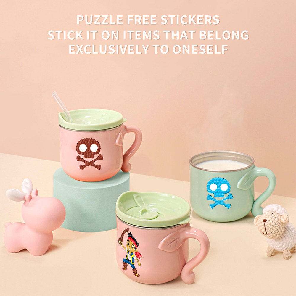 Mosaic Diamond Painting DIY Wholesale painting set children's cartoon Pirate crocodile cute 5d diamond painting stickers
