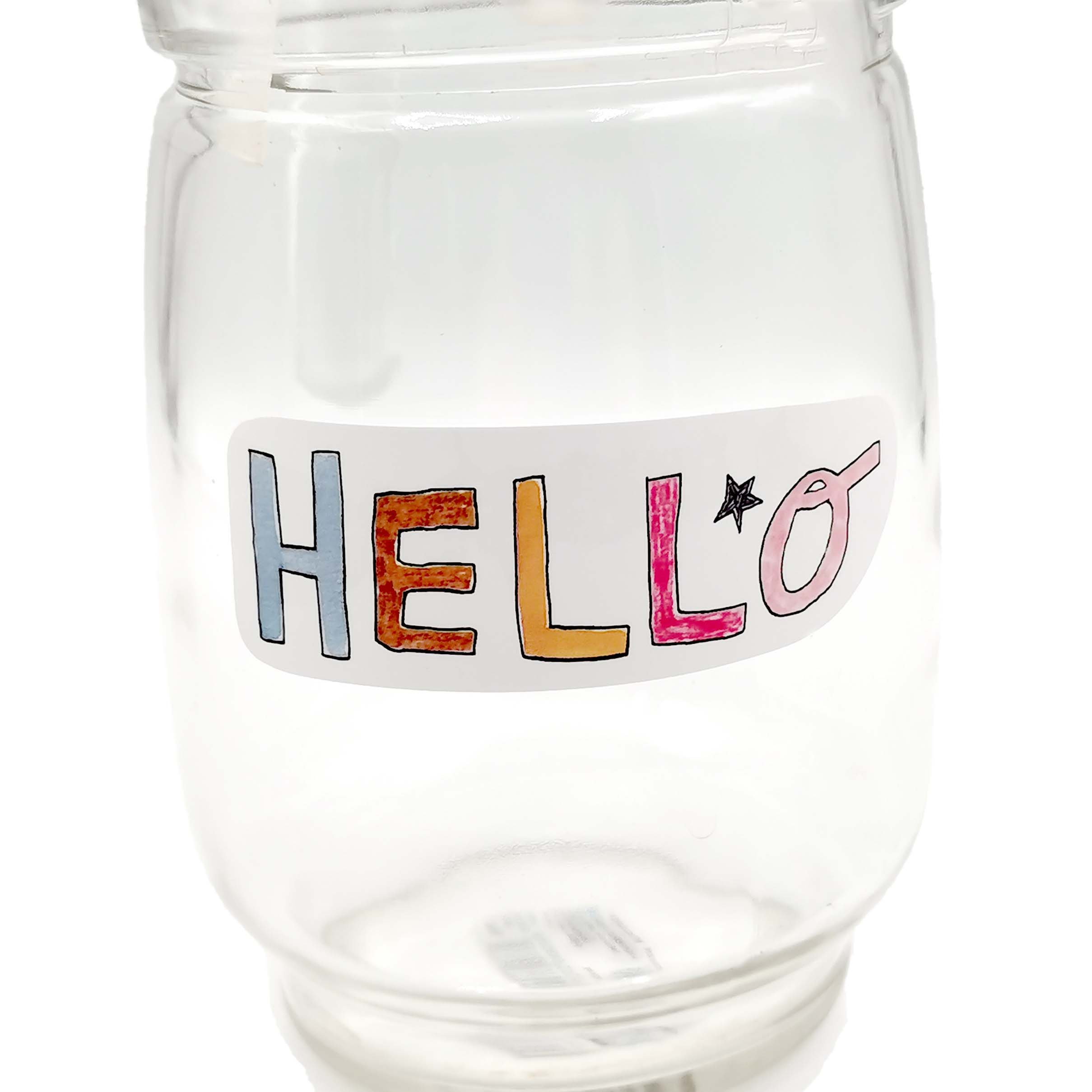 Custom Cute Kawaii Waterproof Vinyl Sticker Rolls Cartoon-Style Hello Paper Decorative Sticker for Promotional Gifts