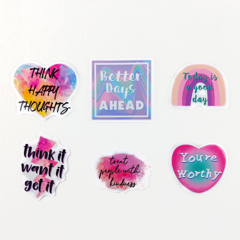Company Design Logo Self Adhesive Waterproof Label Cartoon Vinyl sticker Custom Printing Die Cut Stickers